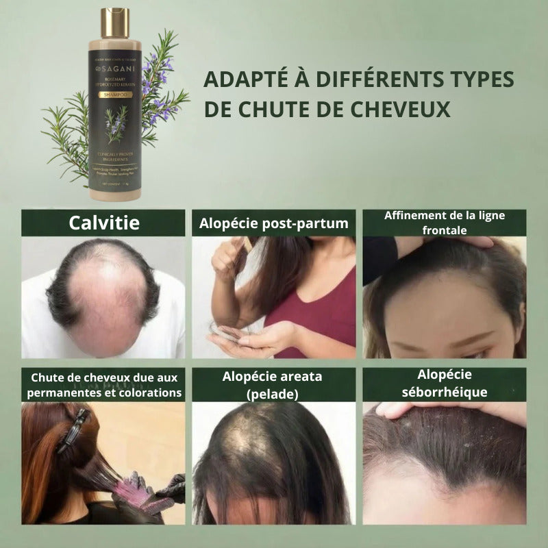 Shampoing activateur de croissance au romarin