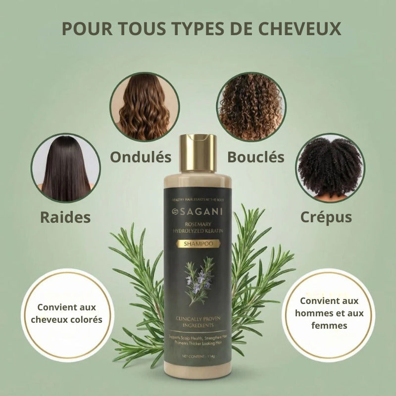 Shampoing activateur de croissance au romarin